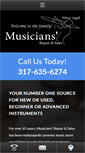 Mobile Screenshot of musiciansrepair.com